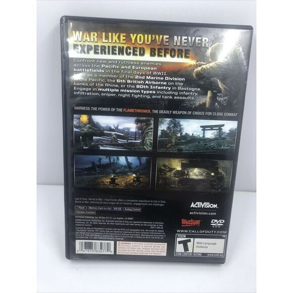 Call of Duty: Finest Hour - Sony PlayStation 2, And Call Of Duty World At War - Picture 8 of 10